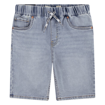 Îmbracaminte Băieți Pantaloni scurti și Bermuda Levi's SKINNY PULL-ON DOBBY SHORT Albastru
