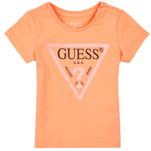 Îmbracaminte Fete Tricouri mânecă scurtă Guess T SHIRT Roz