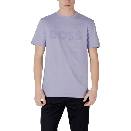 Îmbracaminte Bărbați Tricou Polo manecă lungă BOSS THINKING 1 50481923 violet