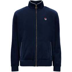 Îmbracaminte Bărbați Bluze îmbrăcăminte sport  Fila Irving 2 Velour Track Top Jacket  Navy/Gardenia albastru