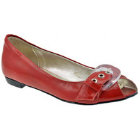 Pantofi Femei Balerin și Balerini cu curea Lea Foscati  roșu