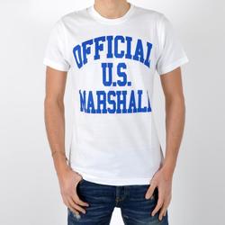 Îmbracaminte Bărbați Tricouri mânecă scurtă U.S Marshall 15489 Alb
