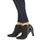 Pantofi Femei Botine France Mode NANTES Negru / Verni