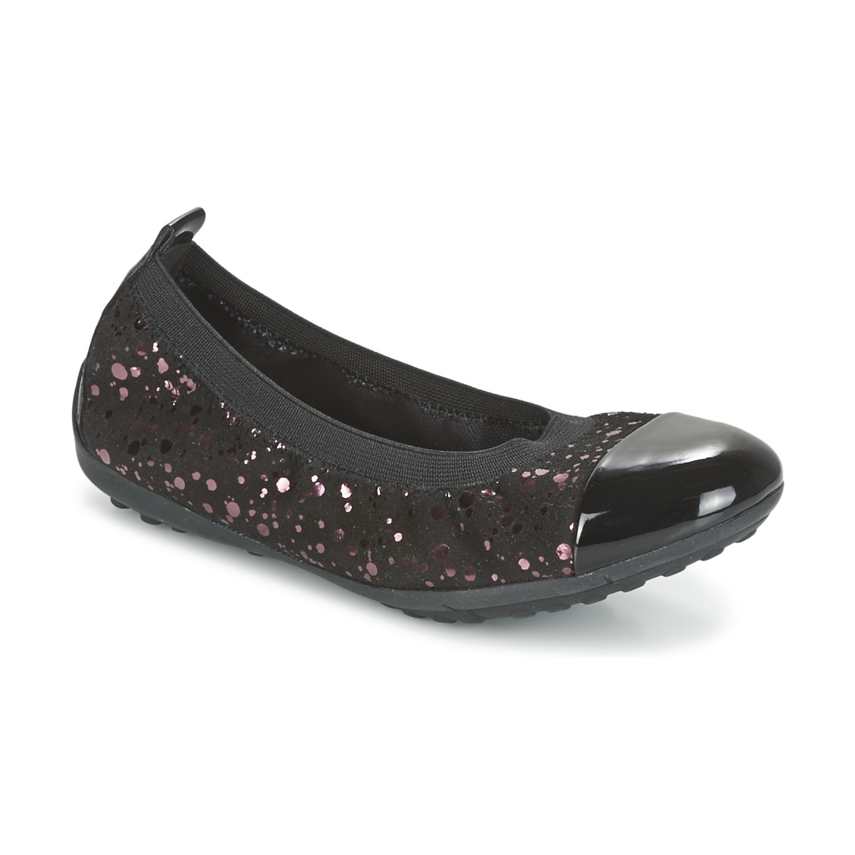 Pantofi Fete Balerin și Balerini cu curea Geox PIUMA BALLERINE Negru
