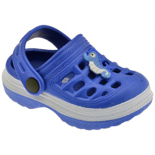 Pantofi Copii Sneakers Medori Pony Cinturino Kid albastru