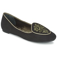 Pantofi Femei Balerin și Balerini cu curea Etro 3059 Negru / Kaki