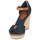 Pantofi Femei Sandale Tommy Hilfiger ELENA 56D Albastru / Maro