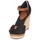 Pantofi Femei Sandale Tommy Hilfiger ELENA 56D Negru / Maro