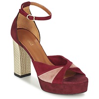 Pantofi Femei Sandale
 Heyraud EVELINE Roșu / Roz / Auriu