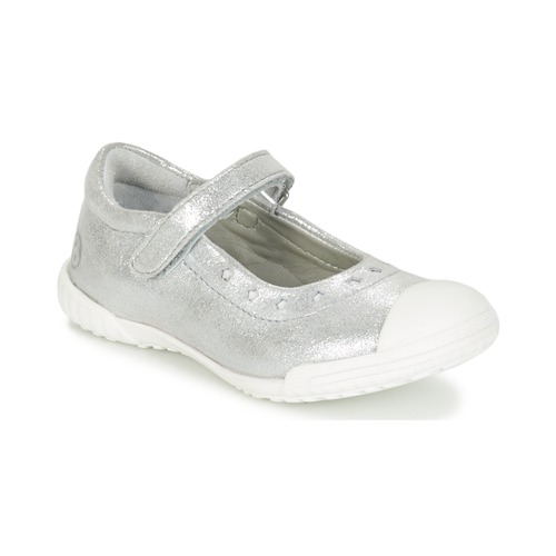 Pantofi Fete Balerin și Balerini cu curea Mod'8 PRISCA Argintiu