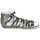 Pantofi Femei Sandale Regard RABAZO Negru / Argintiu
