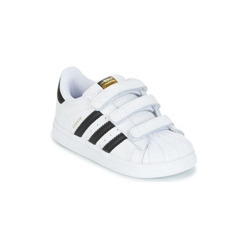 Pantofi Copii Pantofi sport Casual adidas Originals SUPERSTAR CF I Alb / Negru