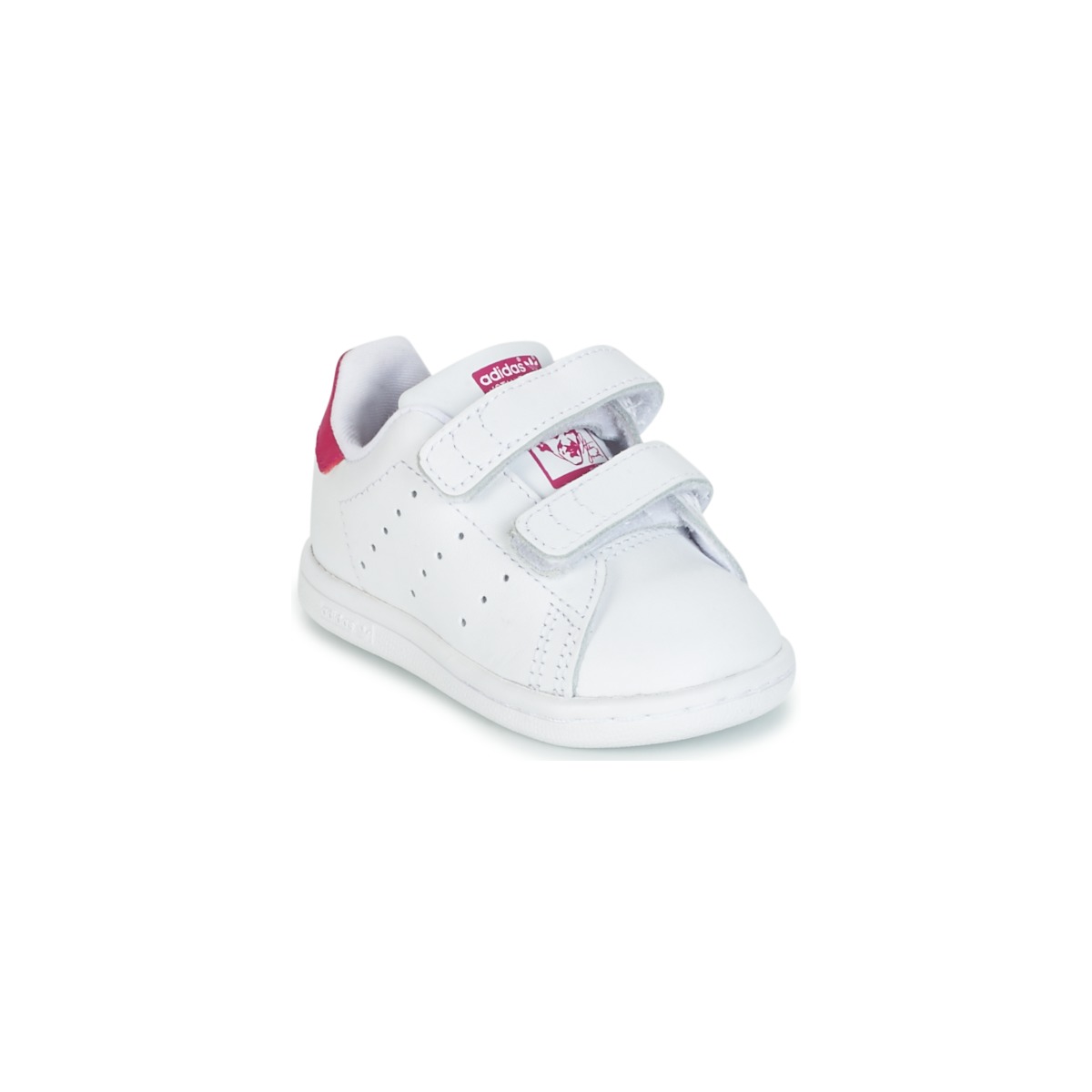Pantofi Fete Pantofi sport Casual adidas Originals STAN SMITH CF I Alb / Roz