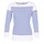 Îmbracaminte Femei Tricouri cu mânecă lungă  Armor Lux AMIRAL Alb / Albastru