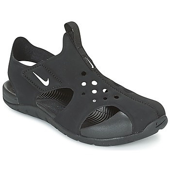 Pantofi Copii Șlapi Nike SUNRAY PROTECT 2 CADET Negru / Alb