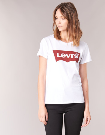 Îmbracaminte Femei Tricouri cu mânecă lungă  Levi's THE PERFECT TEE Alb
