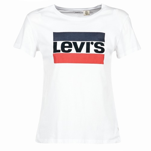 Îmbracaminte Femei Tricouri mânecă scurtă Levi's THE PERFECT TEE Alb