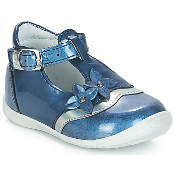 Pantofi Fete Balerin și Balerini cu curea GBB SELVINA Albastru