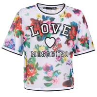 Îmbracaminte Femei Topuri și Bluze Love Moschino W4G2801 Alb / Multicolor