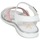 Pantofi Fete Sandale Citrouille et Compagnie IZOEGL Alb / Roz / Argintiu