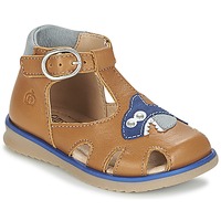 Pantofi Băieți Sandale
 Citrouille et Compagnie ISKILANDRO Maro / Albastru