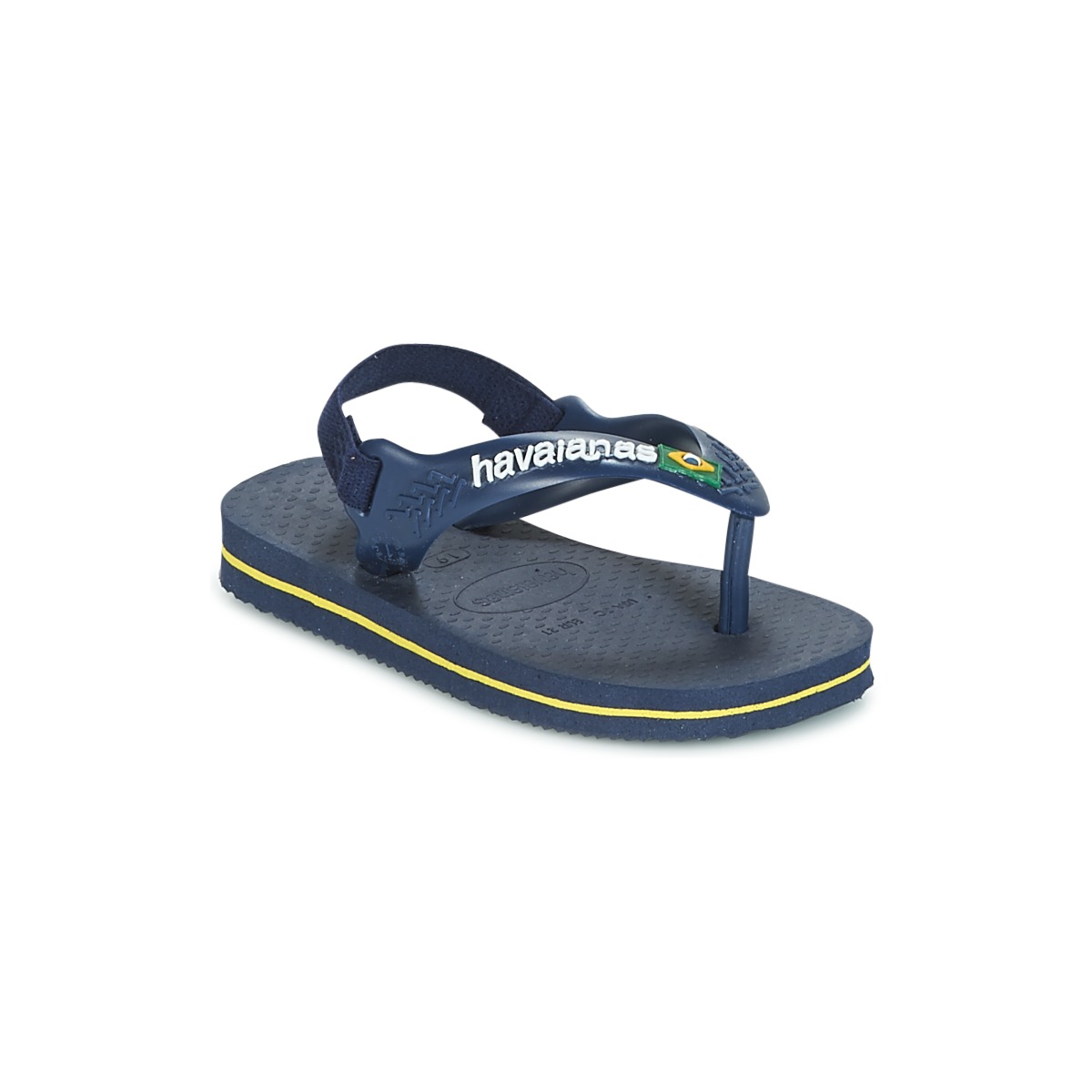 Pantofi Copii  Flip-Flops Havaianas BABY BRASIL LOGO Albastru / Galben