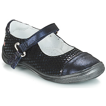 Pantofi Fete Balerin și Balerini cu curea GBB RIKA Albastru