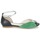 Pantofi Femei Sandale Betty London INALI Negru / Argintiu / Verde