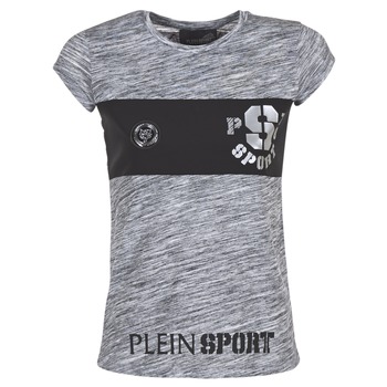 Îmbracaminte Femei Tricouri mânecă scurtă Philipp Plein Sport THINK WHAT U WANT Gri