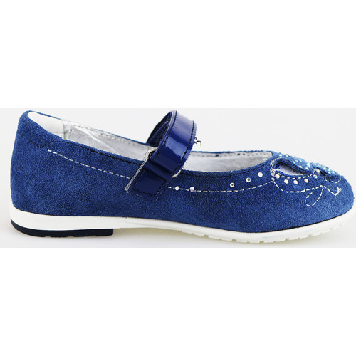 Pantofi Fete Balerin și Balerini cu curea Didiblu AG487 albastru