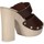 Pantofi Femei Sandale Suky Brand AC764 Maro