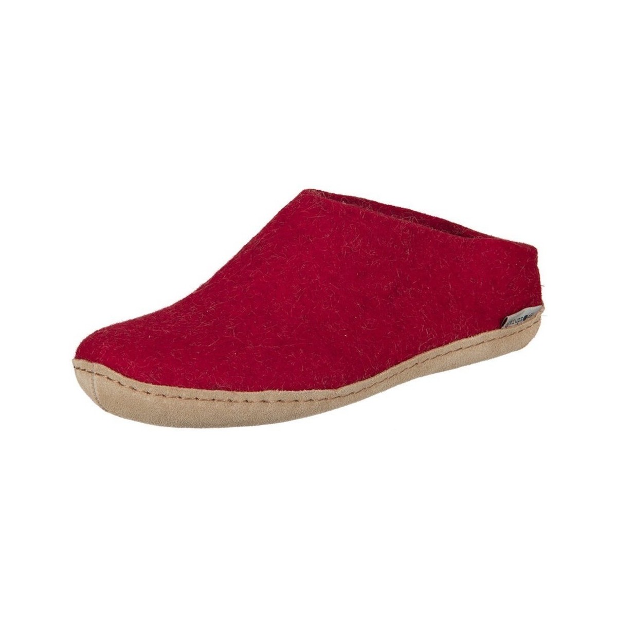 Pantofi Femei Papuci de casă Glerups B0800 roșu