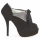 Pantofi Femei Botine Terry de Havilland EMMA CRYSTAL Black / Suede / Silver / Crystal