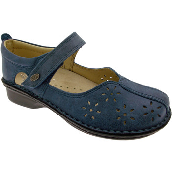 Pantofi Femei Balerin și Balerini cu curea Calzaturificio Loren LOM2313bl albastru