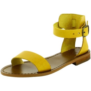 Pantofi Femei Papuci de vară Iota 0147 MEET galben