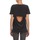 Îmbracaminte Femei Tricouri mânecă scurtă Calvin Klein Jeans WAGMAR SILK Negru