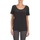 Îmbracaminte Femei Tricouri mânecă scurtă Calvin Klein Jeans WAGMAR SILK Negru