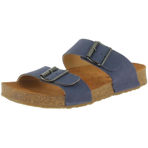 Pantofi Femei Papuci de vară Haflinger BIO ANDREA albastru