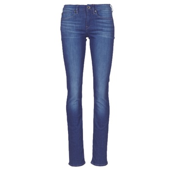 Îmbracaminte Femei Jeans drepti G-Star Raw MIDGE SADDLE MID STRAIGHT Albastru / Medium / Aged