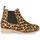 Pantofi Femei Ghete Bensimon BOOTS CREPE Leopard