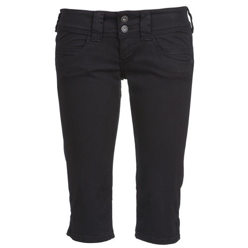 Îmbracaminte Femei Pantaloni trei sferturi Pepe jeans VENUS CROP Negru