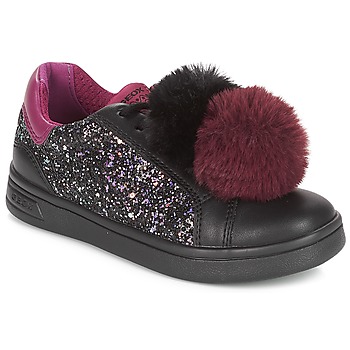 Pantofi Fete Pantofi sport Casual Geox J DJROCK GIRL Negru / Violet