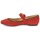 Pantofi Femei Balerin și Balerini cu curea André ALBOROZA Roșu