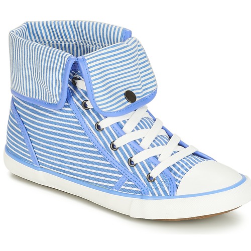 Pantofi Femei Pantofi sport stil gheata André GIROFLE Alb / Albastru