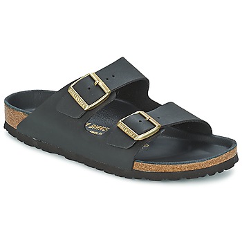 Pantofi Femei Papuci de vară Birkenstock ARIZONA Negru / Auriu