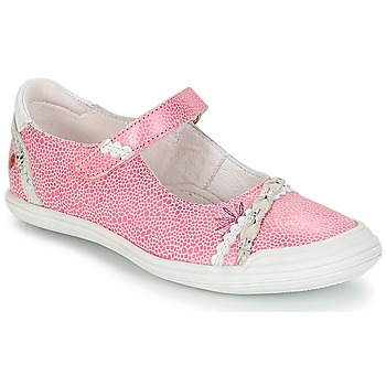 Pantofi Fete Balerin și Balerini cu curea GBB MARION Vte /  roz-alb / Dpf / Zara