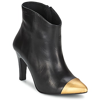 Pantofi Femei Botine Pastelle ARIEL  negru-auriu
