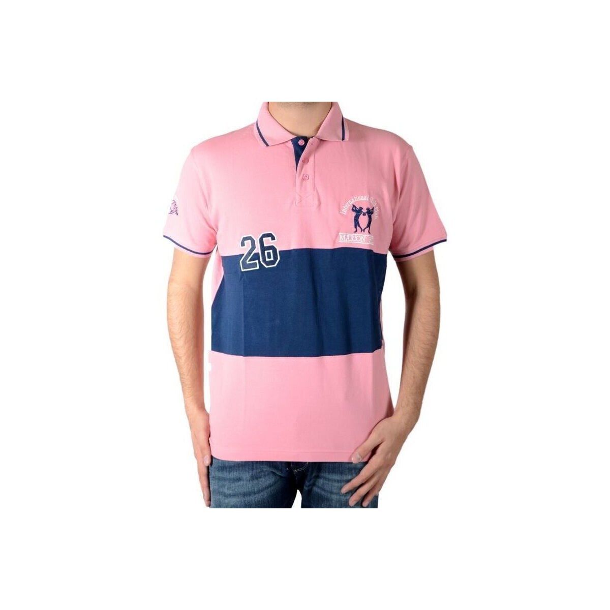 Îmbracaminte Bărbați Tricou Polo mânecă scurtă Marion Roth 55912 roz