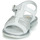 Pantofi Fete Sandale GBB MESSENA Alb / Argintiu