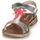 Pantofi Fete Sandale GBB SAPELA Argintiu / Roz